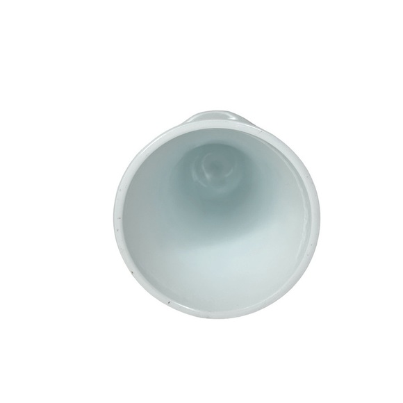 VINTAGE VASE Milk Glass Embossed grape and vine pattern White - Picture 8 of 8